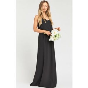 NWT Show Me Your Mumu Kendall Maxi Dress Black M